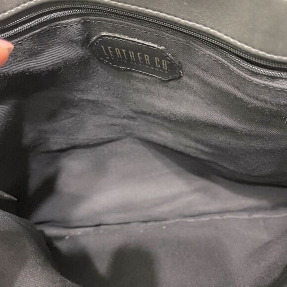 Liz Claiborne Leather Tote Shoulder Bag - Picture 9 of 10